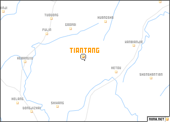 map of Tiantang