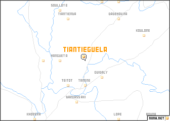 map of Tiantiéguéla