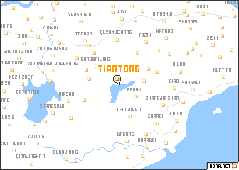 map of Tiantong