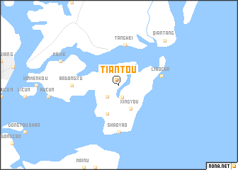 map of Tiantou