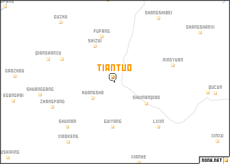 map of Tiantuo