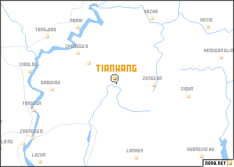 map of Tianwang