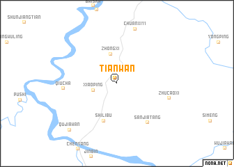 map of Tianwan