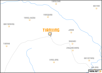 map of Tianxing