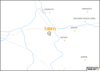 map of Tianyi