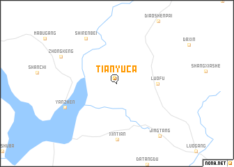 map of Tianyuca