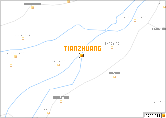 map of Tianzhuang