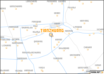 map of Tianzhuang