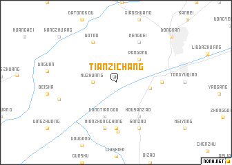 map of Tianzichang