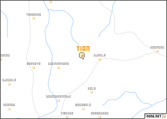 map of Tian