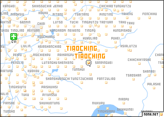 map of Tiao-ching