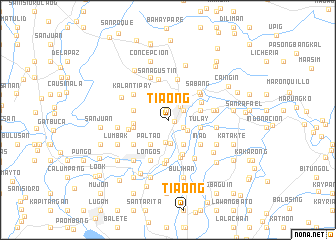 map of Tiaong