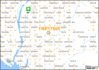 map of T\