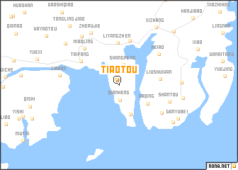 map of Tiaotou