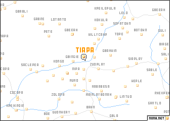 map of Tiapa