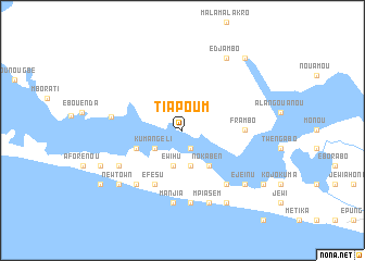 map of Tiapoum