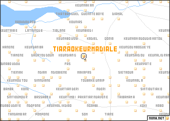 map of Tiarao Keur Madialé