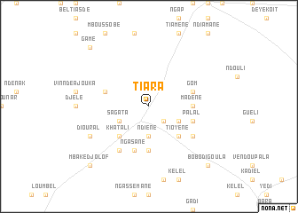 map of Tiara