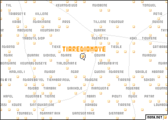 map of Tiaré Diomoye