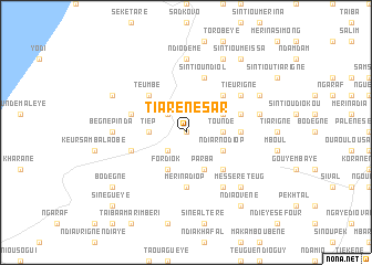 map of Tiarène Sar