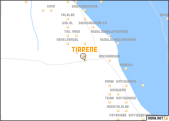 map of Tiarène