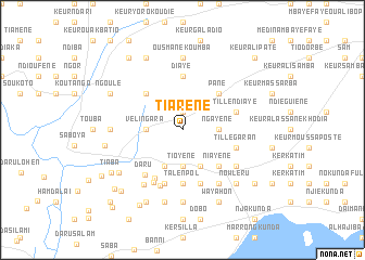 map of Tiarène