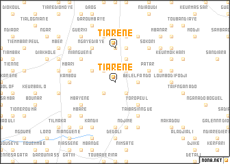 map of Tiarène