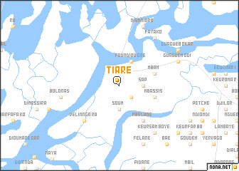 map of Tiaré