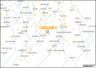 map of Tiār Ghāzi