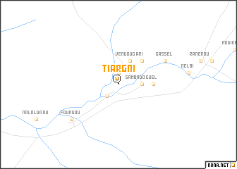 map of Tiargni