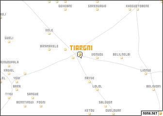 map of Tiargni