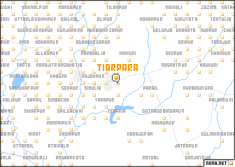 map of Tiarpāra