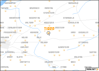 map of Tiarp