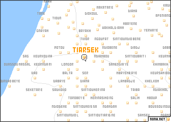 map of Tiar Sek