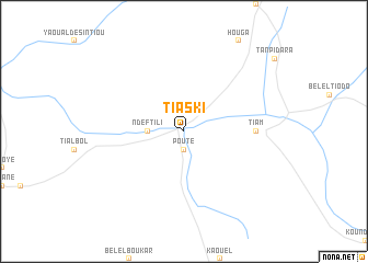 map of Tiaski