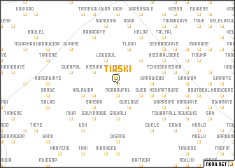 map of Tiaski