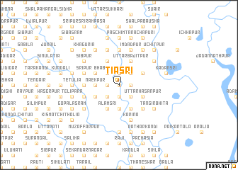 map of Tiasri