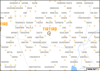 map of Tiatiao