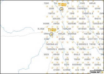 map of Tiav