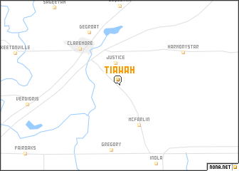 map of Tiawah