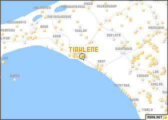 map of Tiawlène