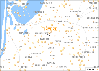 map of Tiayère