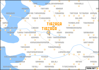 map of Tiazaga