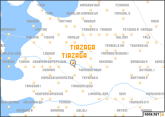 map of Tiazaga