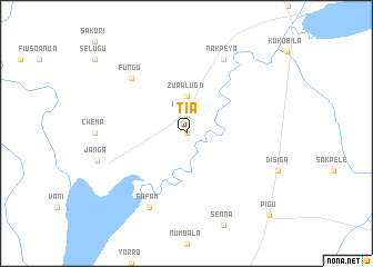 map of Tia