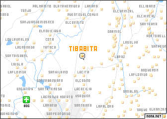 map of Tibabitá