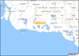 map of Tibaguin