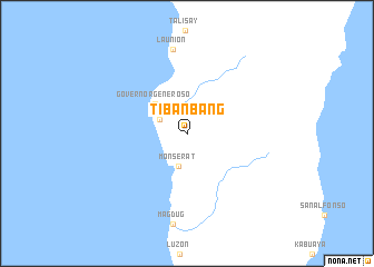 map of Tibanbang