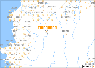 map of Tibangran