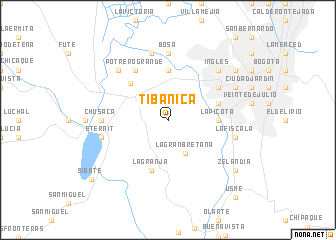 map of Tibanica